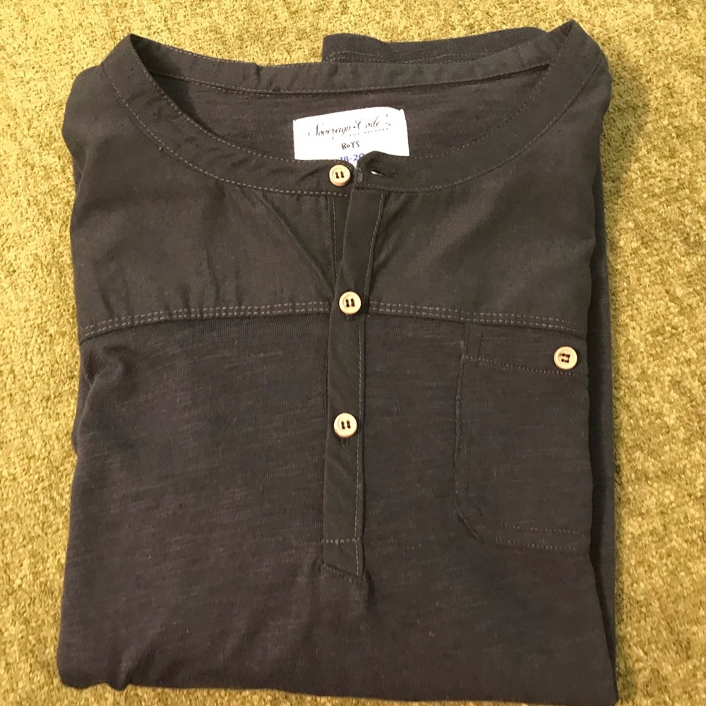 Sovereign Code Boys Shirt Black, Mixed Media